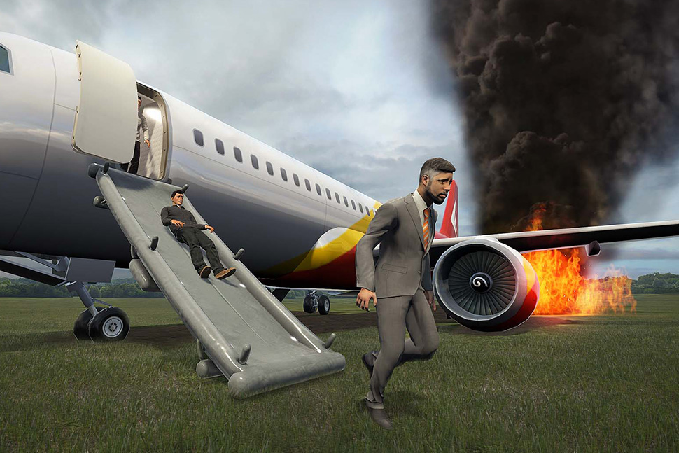 Cabin crew training