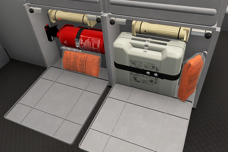Cabin crew training
