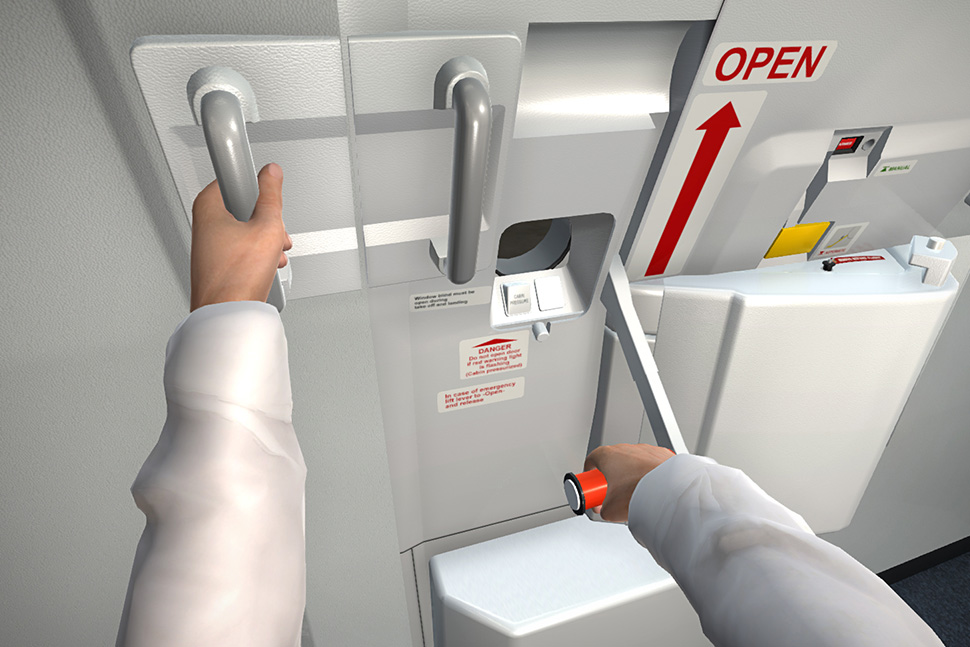 Cabin crew training